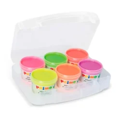 Maletín pintura de dedos colores flúor (6) - Primo