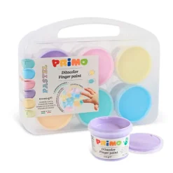 Maletín pintura de dedos colores pastel (6) - Primo