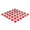 Mandala con 36 semiesferas de madera rojas - Grapat