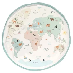 Manta de juegos y saco de almacenamiento mundo y animales - Play&go