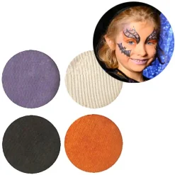 Maquillaje facial 4 colores Halloween