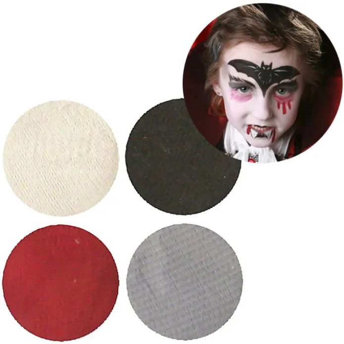 Maquillaje facial 4 colores vampiro Drácula