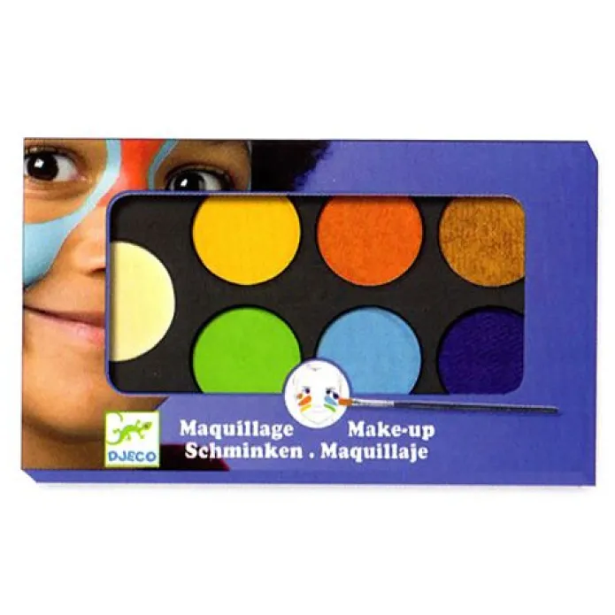 Maquillaje paleta 6 colores naturales - Djeco