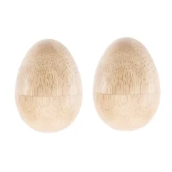 Maracas de madera con forma de huevos (2) - Montessori