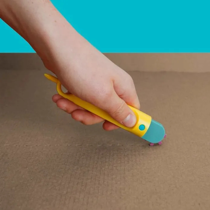 Marcador roller de plegado con punzón para cartón - Makedo