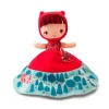Marioneta reversible Caperucita Roja, lobo y abuelita - Lilliputiens