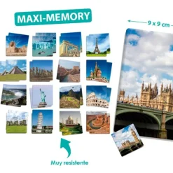 Maxi-Memory lugares del mundo - Akros