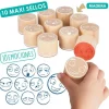 Maxi sellos de madera: Las 10 emociones - Akros