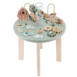 Mesa de actividades de madera Pequeña Granja - Little Dutch