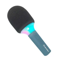 Micrófono con efectos de luz y sonido Kidymic azul - Kidywolf