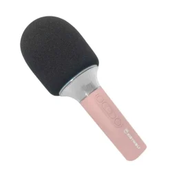 Micrófono con efectos de luz y sonido Kidymic rosa - Kidywolf