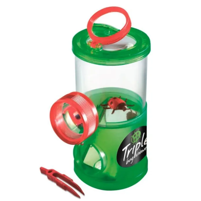 Microscopio, lupa y bote para observar insectos - Navir