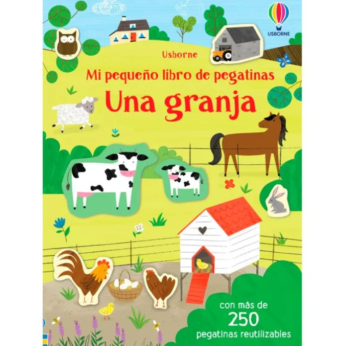 Mi pequeño libro de pegatinas reutilizables Granja - Usborne