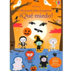 Mi pequeño libro de pegatinas reutilizables ¡Qué miedo!