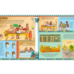 ¡Mira debajo! Momias y pirámides - Usborne