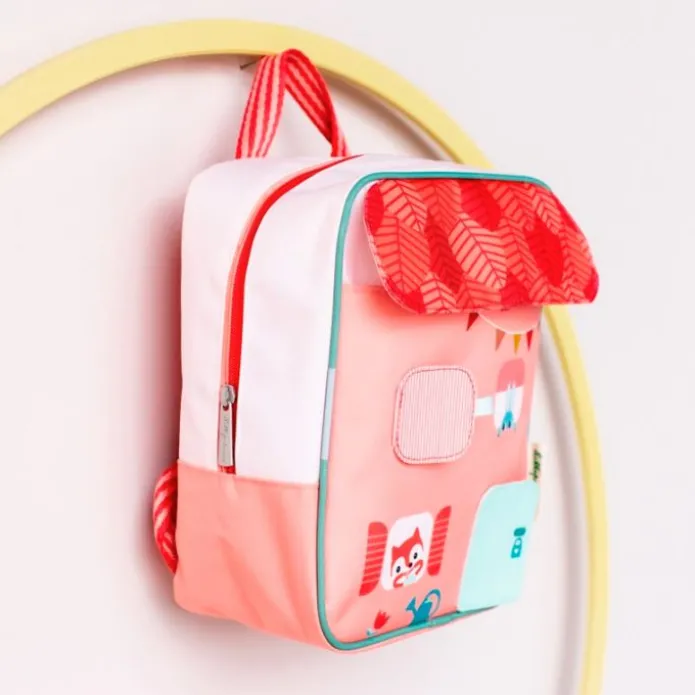 Mochila Casa en el bosque - Lilliputiens + REGALO estuche