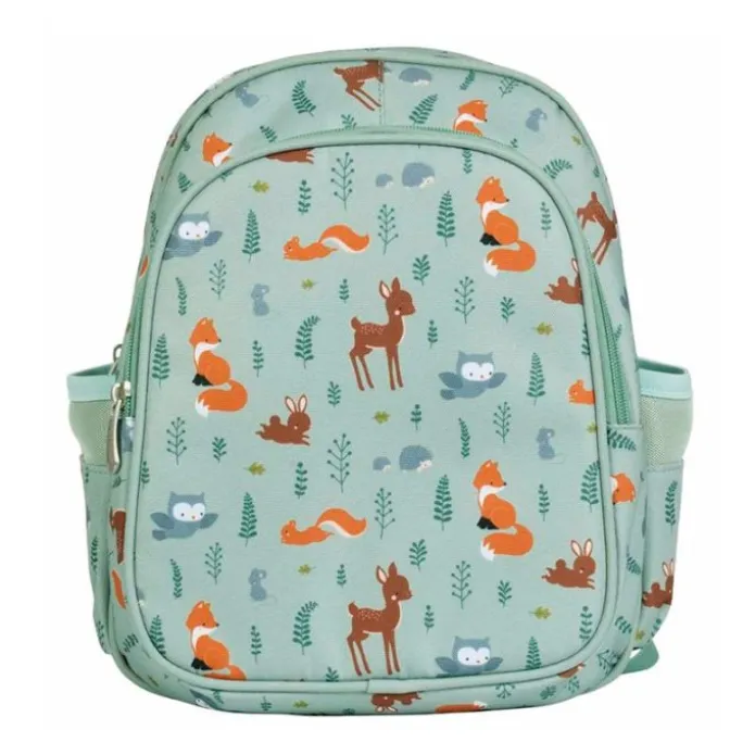 Mochila con bolsillo térmico Amigos del bosque - A Little Lovely Company