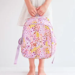 Mochila con bolsillo térmico Jardín de flores - A Little Lovely Company