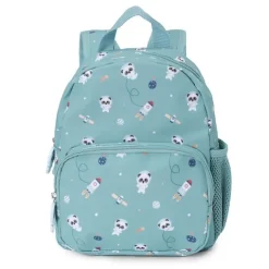 Mochila infantil verde Pandas in Space - Tutete