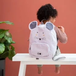 Mochila lila infantil ratón - Trixie