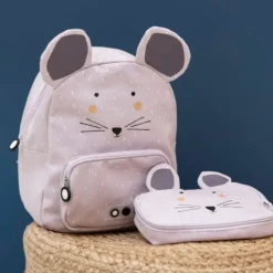 Mochila lila infantil ratón - Trixie