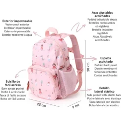Mochila pequeña Caperucita Little Red - Tutete