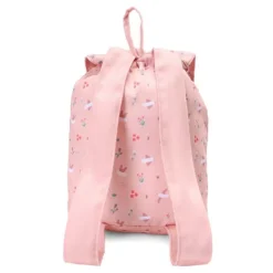 Mochila pequeña tela rosa Blossom Birds - Tutete