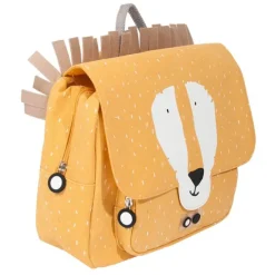 Mochila rectangular amarilla león - Trixie + REGALO estuche