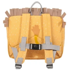 Mochila rectangular amarilla león - Trixie + REGALO estuche