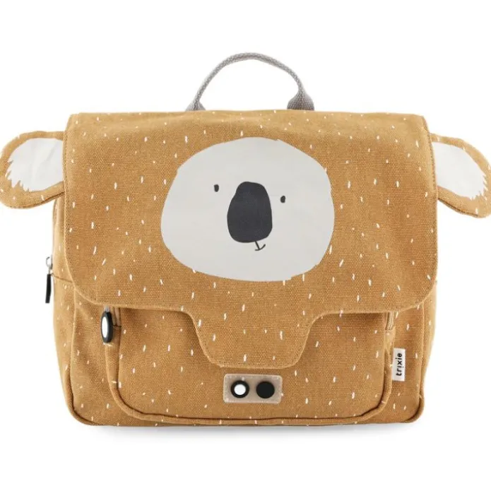 Mochila rectangular marrón koala - Trixie + REGALO estuche