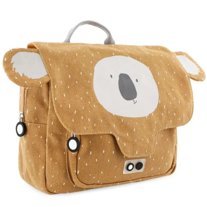 Mochila rectangular marrón koala - Trixie + REGALO estuche