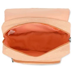 Mochila rectangular salmón jirafa- Trixie + REGALO estuche