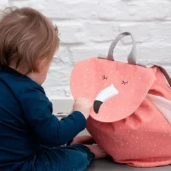 Mochila saco rosa flamenco - Trixie + REGALO estuche