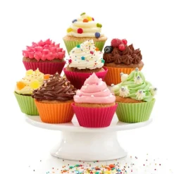 Moldes de silicona para cupcakes y fiambreras (12) - Lékué