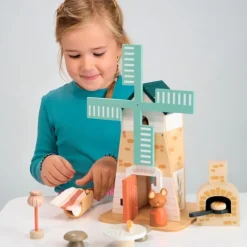 Molino de viento de Penny de madera con accesorios - Mentari