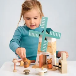 Molino de viento de Penny de madera con accesorios - Mentari