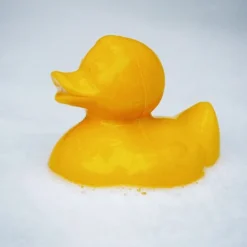 Mordedor y juguete de baño ecológico Pato amarillo - Oli&Carol
