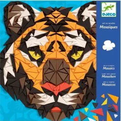 Mosaicos con goma EVA Khan - Djeco