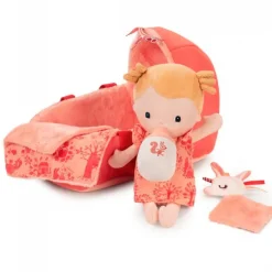 Muñeca bebé con capazo y accesorios Lena - Lilliputiens