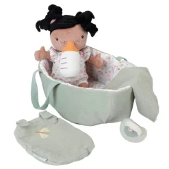 Muñeca bebé Evi con capazo y accesorios - Little Dutch