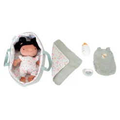 Muñeca bebé Evi con capazo y accesorios - Little Dutch