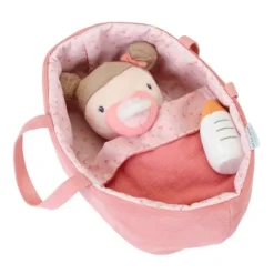 Muñeca bebé Rosa con capazo y accesorios - Little Dutch