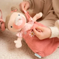 Muñeca bebé Rosa con capazo y accesorios - Little Dutch