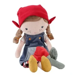 Muñeca granjera Rosa con tulipán 33 cm - Little Dutch