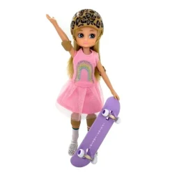 Muñeca patinadora con monopatín Skate - Lottie y Finn
