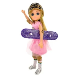 Muñeca patinadora con monopatín Skate - Lottie y Finn