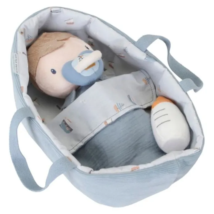 Muñeco bebé con capazo Jim - Little Dutch