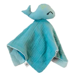 Muñeco Doudou de algodón orgánico Ballena - aPunt Barcelona