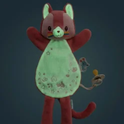 Muñeco marioneta doudou fosforescente de peluche Jeanne - Lilliputiens