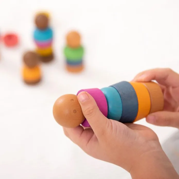 Muñecos de madera para atornillar (5) - Tickit
